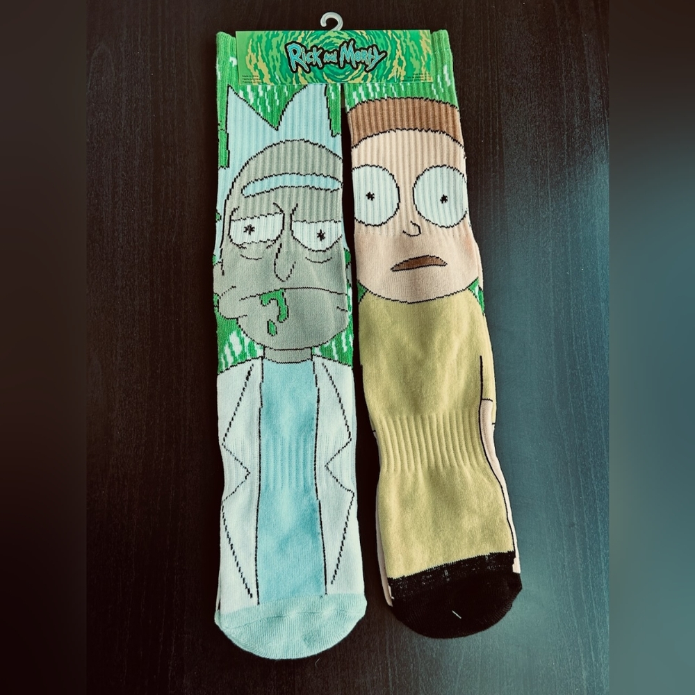 2 pack Rick and Morty socks